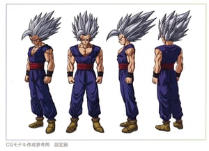 This is the Avatar Image for the Beast Gohan (Dragon Ball Super : Super Hero) AI Voice and Text to Speech Generator